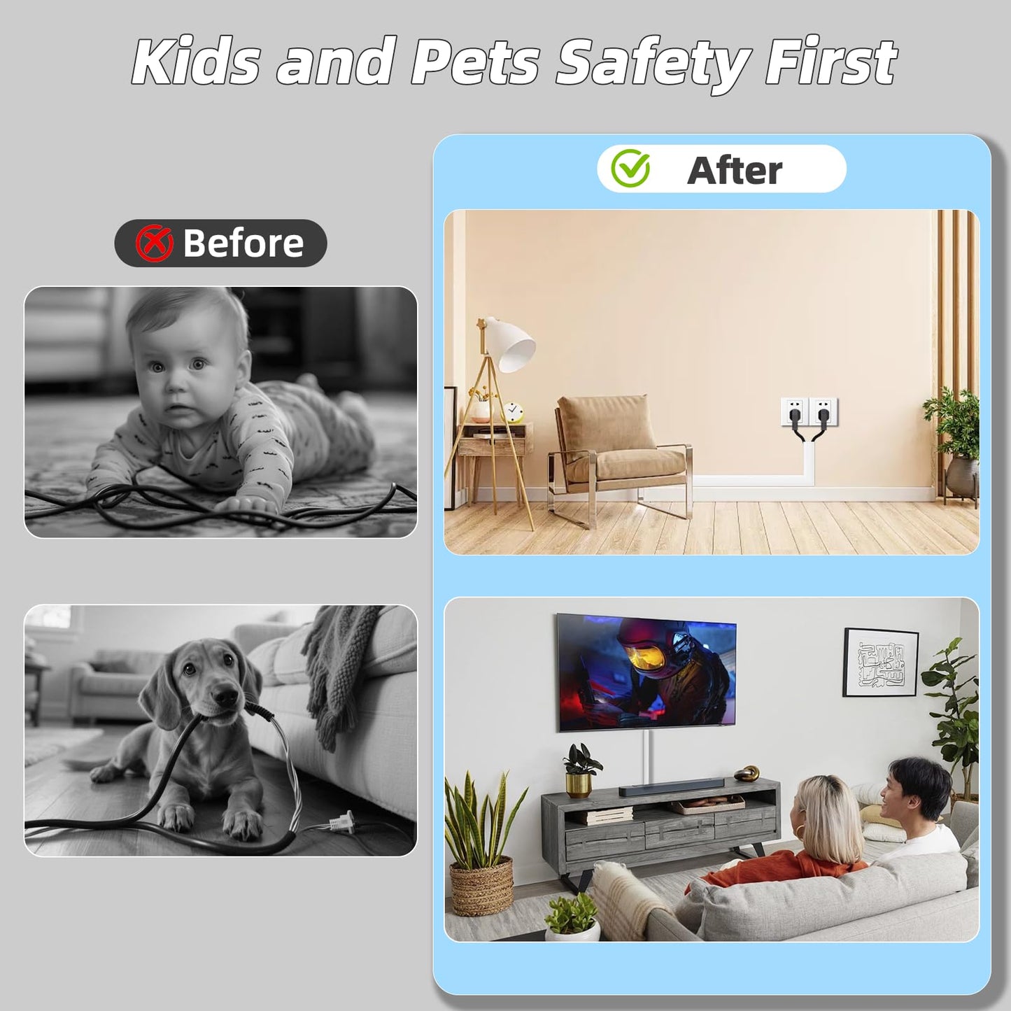 Silicone Cord Hider Wall for 1 Cable,Side-Opening Cord Covers for Wire on Wall,Self-Adhesive Cable Hider Raceway,Small TV Wire Hider, Flexible MINI TV Cord Hider for Wall Mounted TV(39''-White)