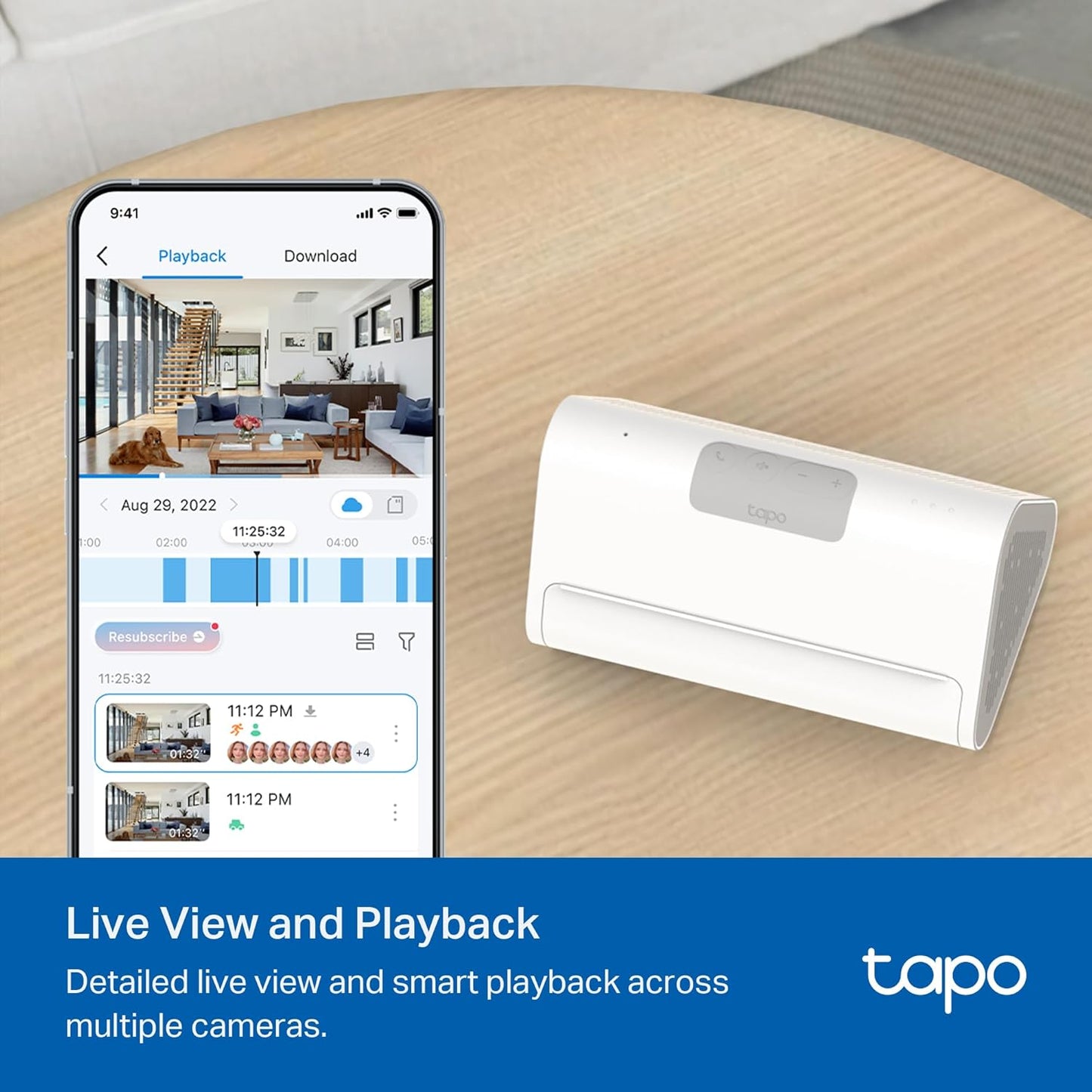 TP-Link Tapo Smart Hub H200 - 64 Device Capacity, Built-In Chime, 512GB Storage