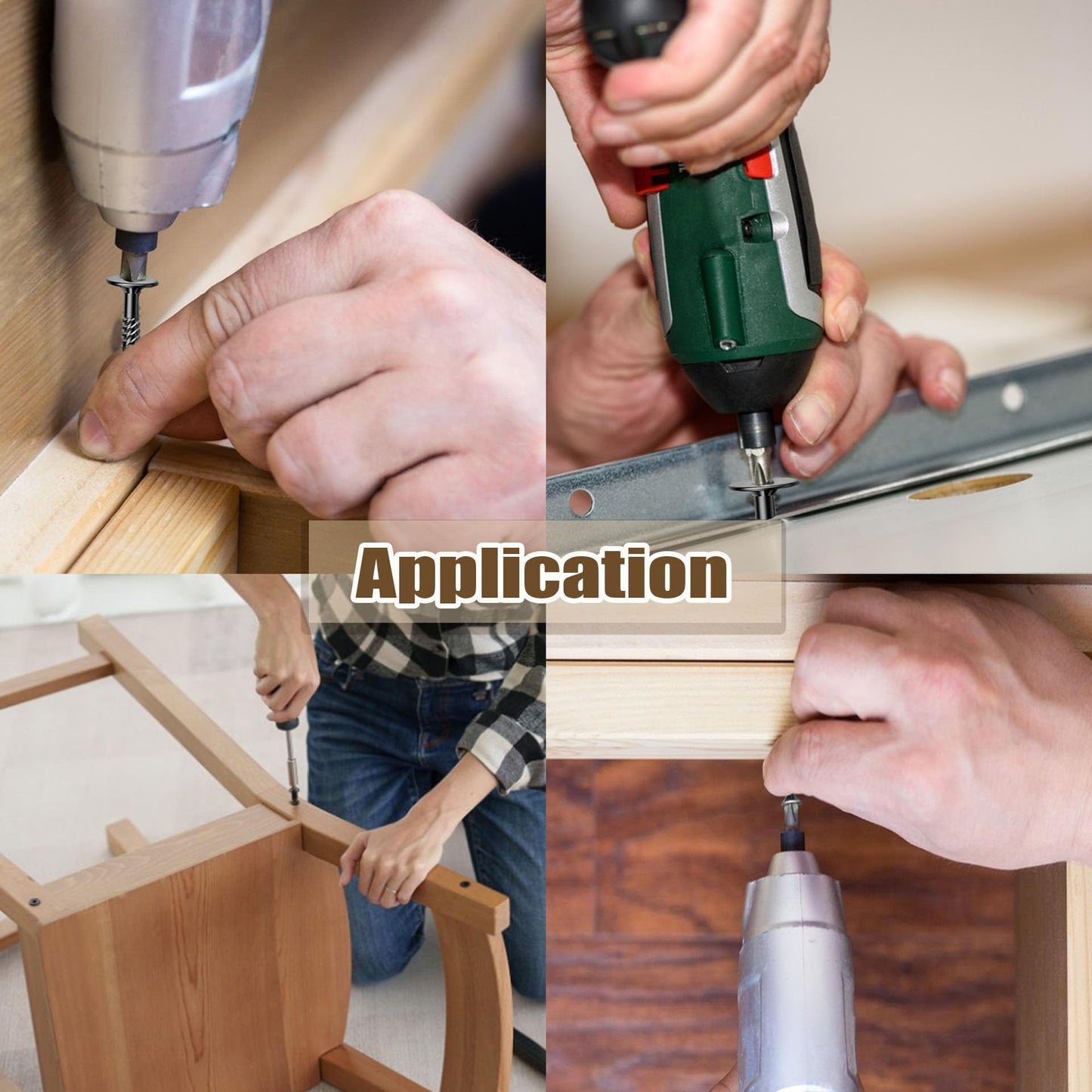 Apalie 25PCS #14 x 4 Inch Lag Screws Structural Wood Screws 4 inch, Black Coated Rust Resistant Heavy Duty Construction Screw Star Drive with Bit