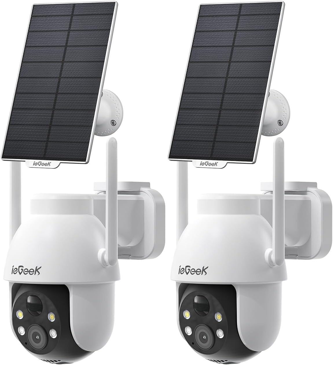 2K Solar WiFi Security Camera - Wireless Outdoor Surveillance with 360° PTZ & Night Vision