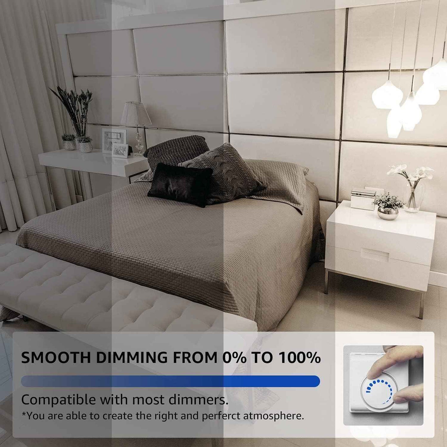 BR30 LED Bulbs 36-Pack - 65W Equivalent, 5000K Daylight, Dimmable, Flicker-Free, Energy Efficient E26 Base