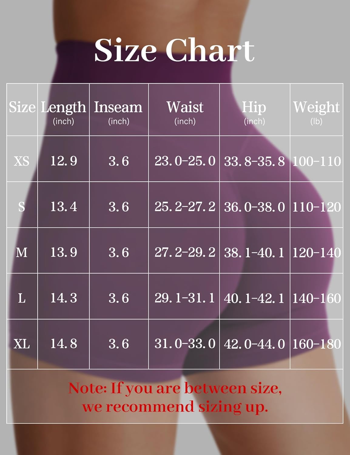 YEOREO Women's Biker Shorts - High Waist Tummy Control | Workout Gym Shorts in 3.6", 4.5", 6" Sizes
