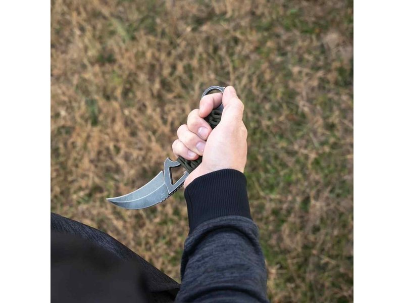 SOG GAMBIT XL / 4" BLADE/BLACK STONEWASH/BOX