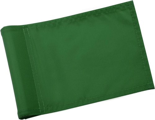 wanijaning 3-Piece 9 x 6 Inch Green Golf Flags with ABS Sleeve, 420D Nylon, Portable, Waterproof, Suitable for Backyard, Garden, Golf Course