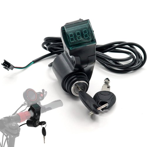 GLDYTIMES Scooter Lock Suitable for KUGOO M4, Electric Scooter Cylinder Starter Ignition Key,Power Key Lock Accessories
