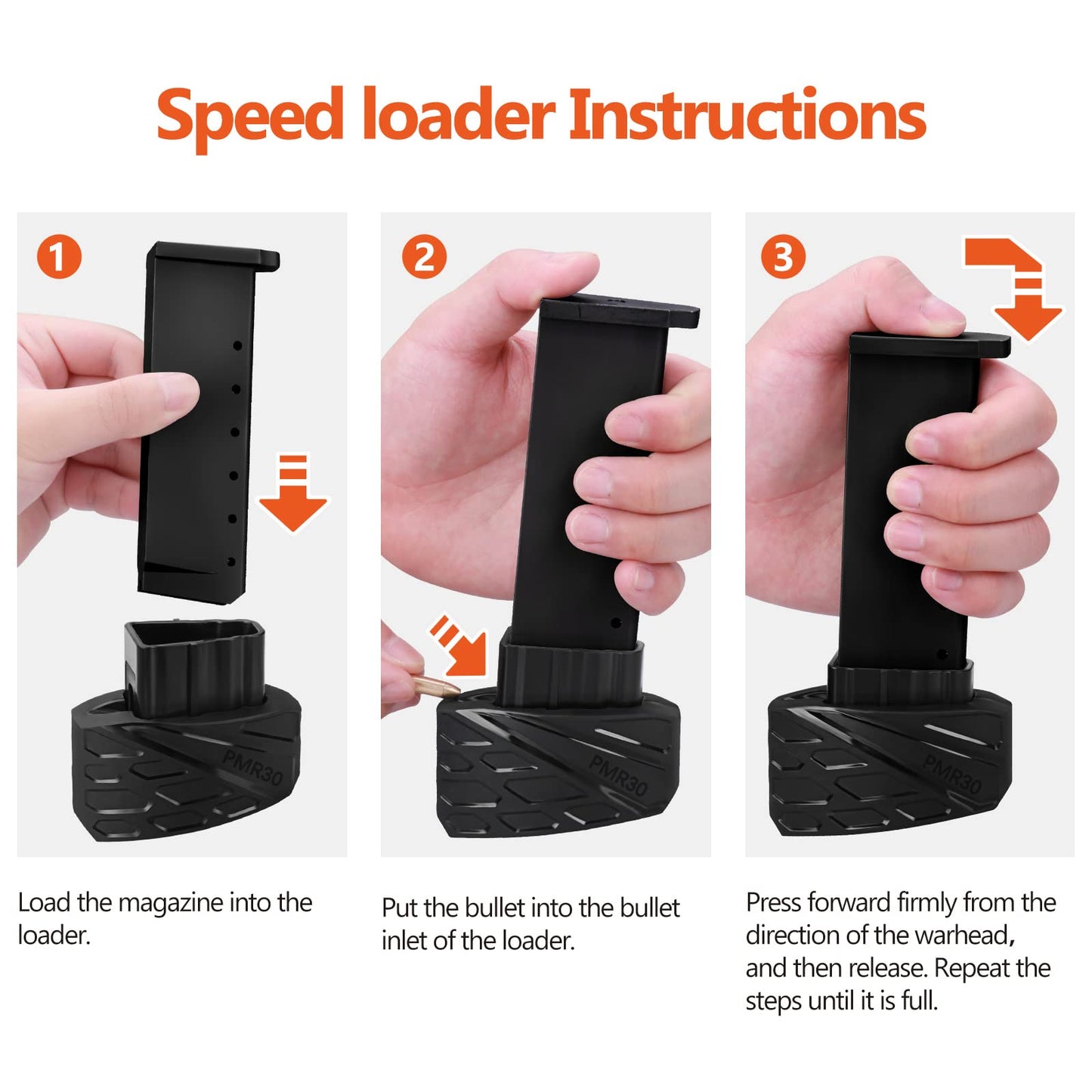 Ludex Magazine Speed Loader for KEL-TEC PMR-30/CMR-30,Keltec PMR30 Speed Loader 22 Mag Keltec CMR30 Magazine Speed Loader