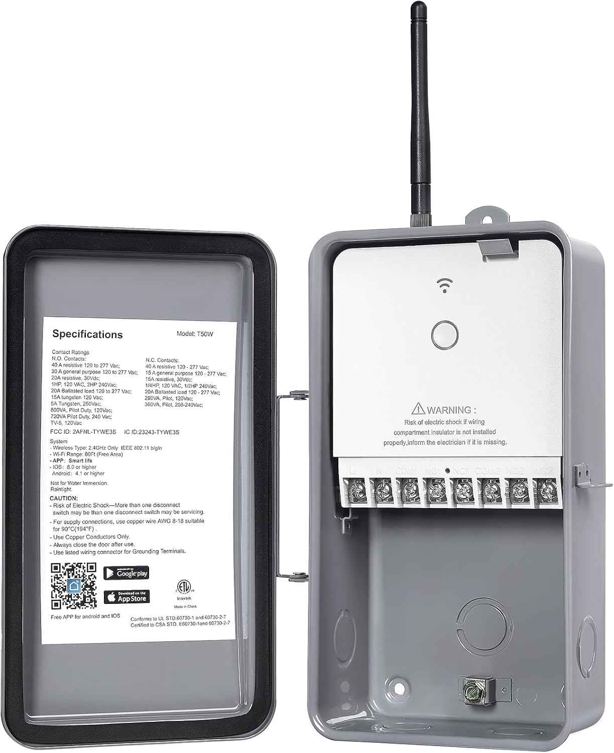 WiFi Smart Pool Timer - Heavy Duty 40 AMP Control for Pumps, Heater & Spa