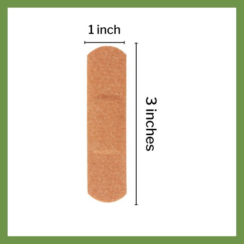 McKesson Adhesive Bandages, Sterile, Fabric Strip, 1 in x 3 in, 100 Count, 3 Packs, 300 Total