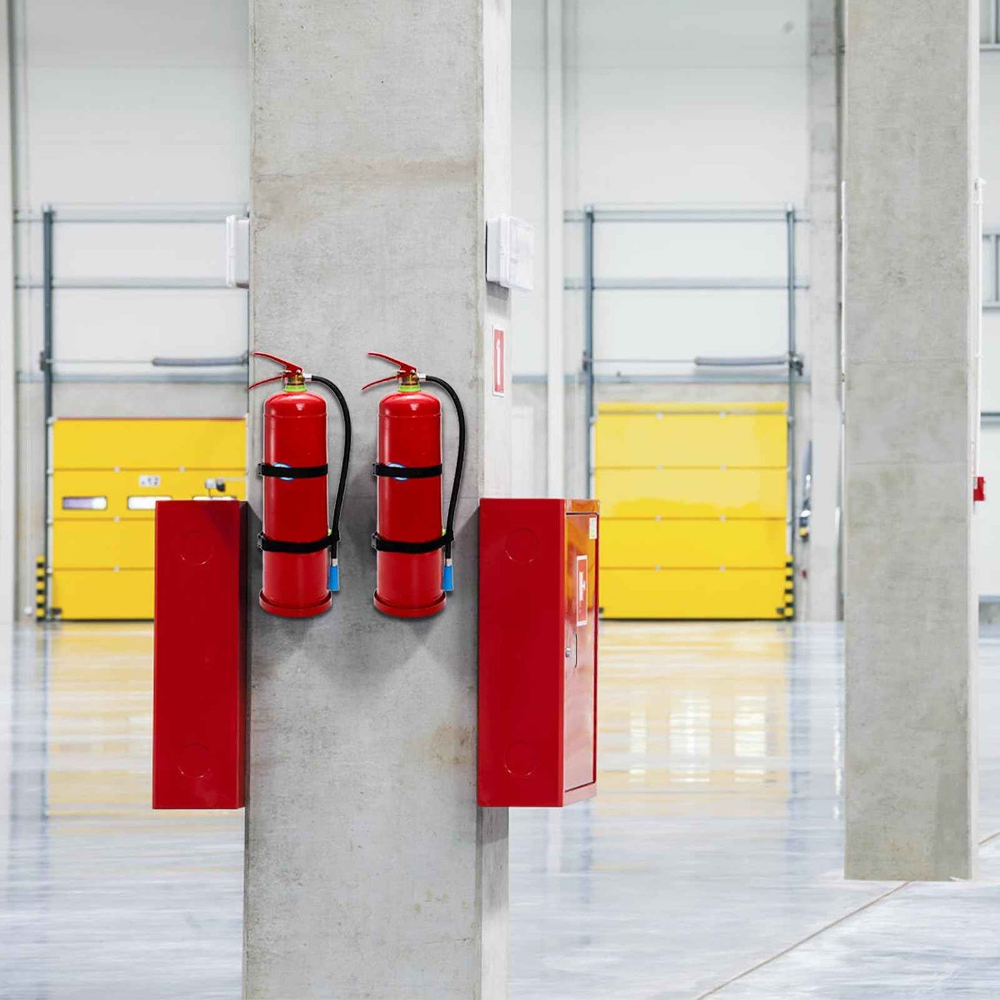 Bekith 2 Pack Fire Extinguisher Mount Wall Bracket, Heavy Duty Wall Hanging Bracket up to 5 lbs, Fire Extinguisher Holder for Home, Office, School, Laboratory