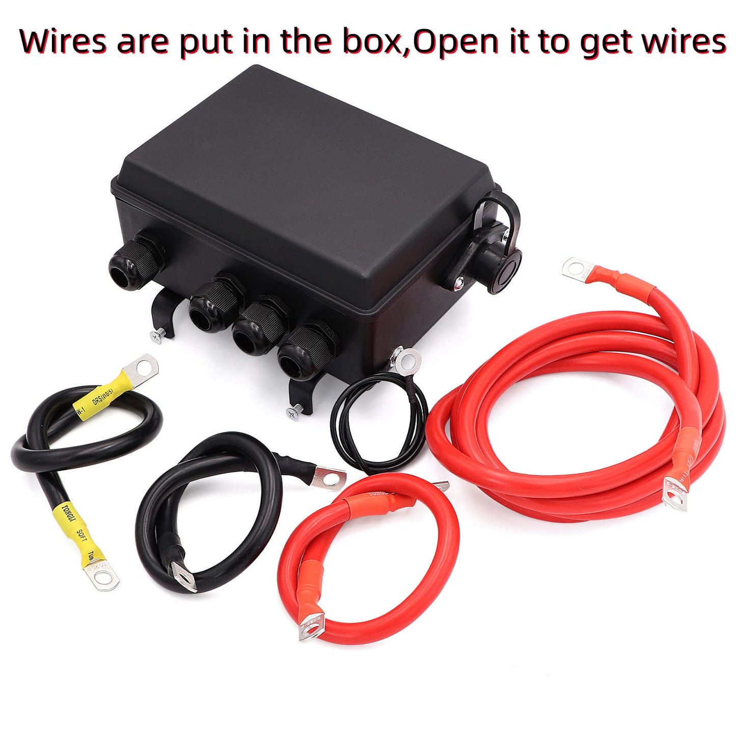 Torkettle 12V 500A Winch Solenoid Contactor Relay and Box for 8000lbs-17000lbs ATV UTV Winches