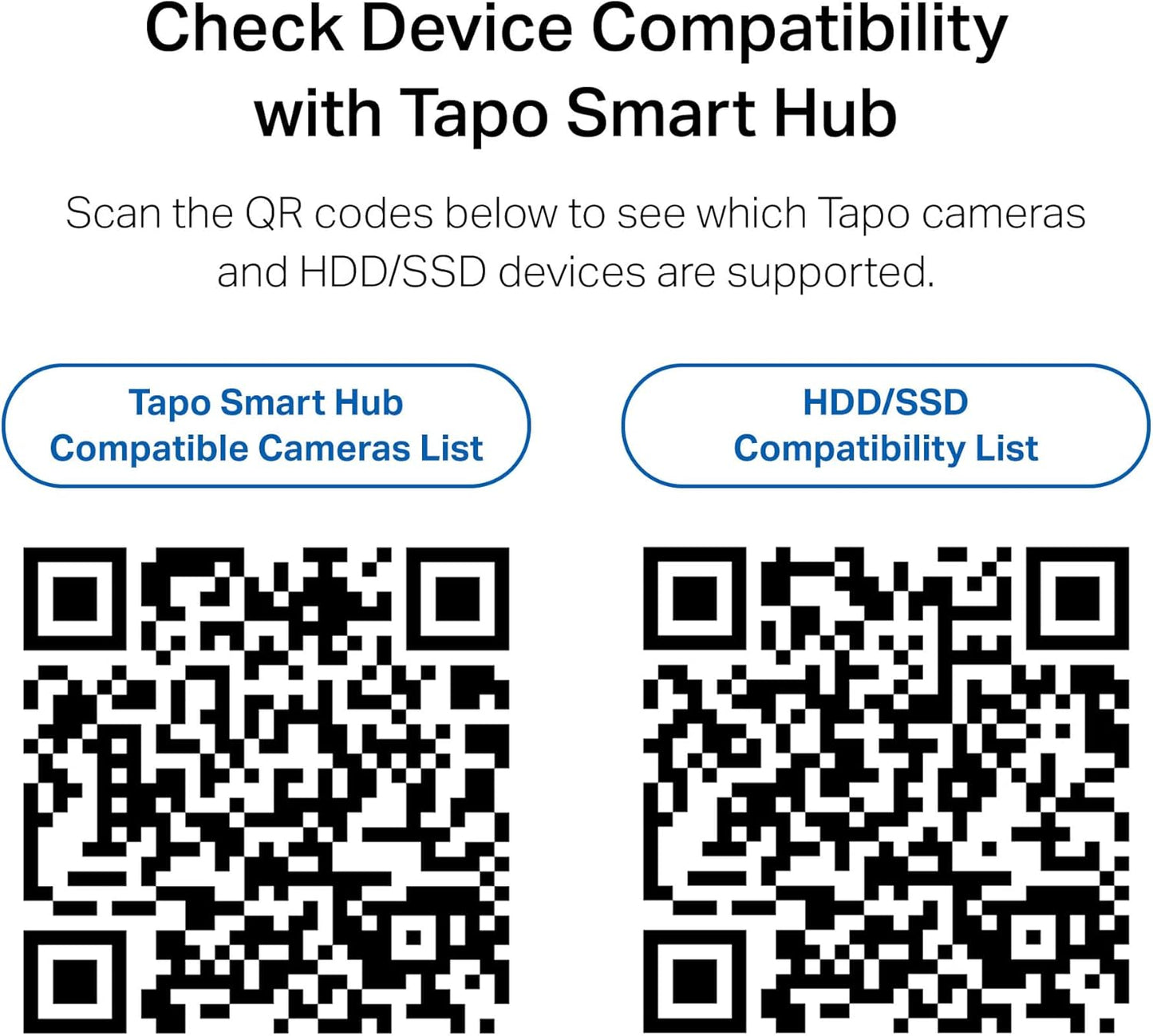 TP-Link Tapo Smart Hub H200 - 64 Device Capacity, Built-In Chime, 512GB Storage