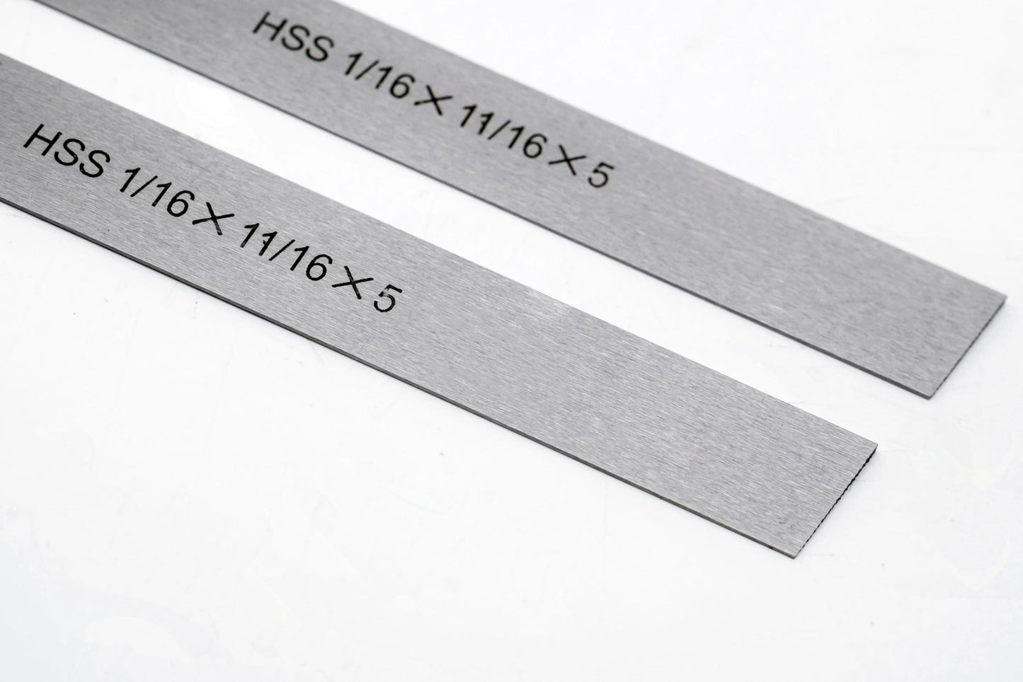 Set of 2 HSS Blades for Lathe Parting Cut Off Blade (1/16x11/16x5 Inch)