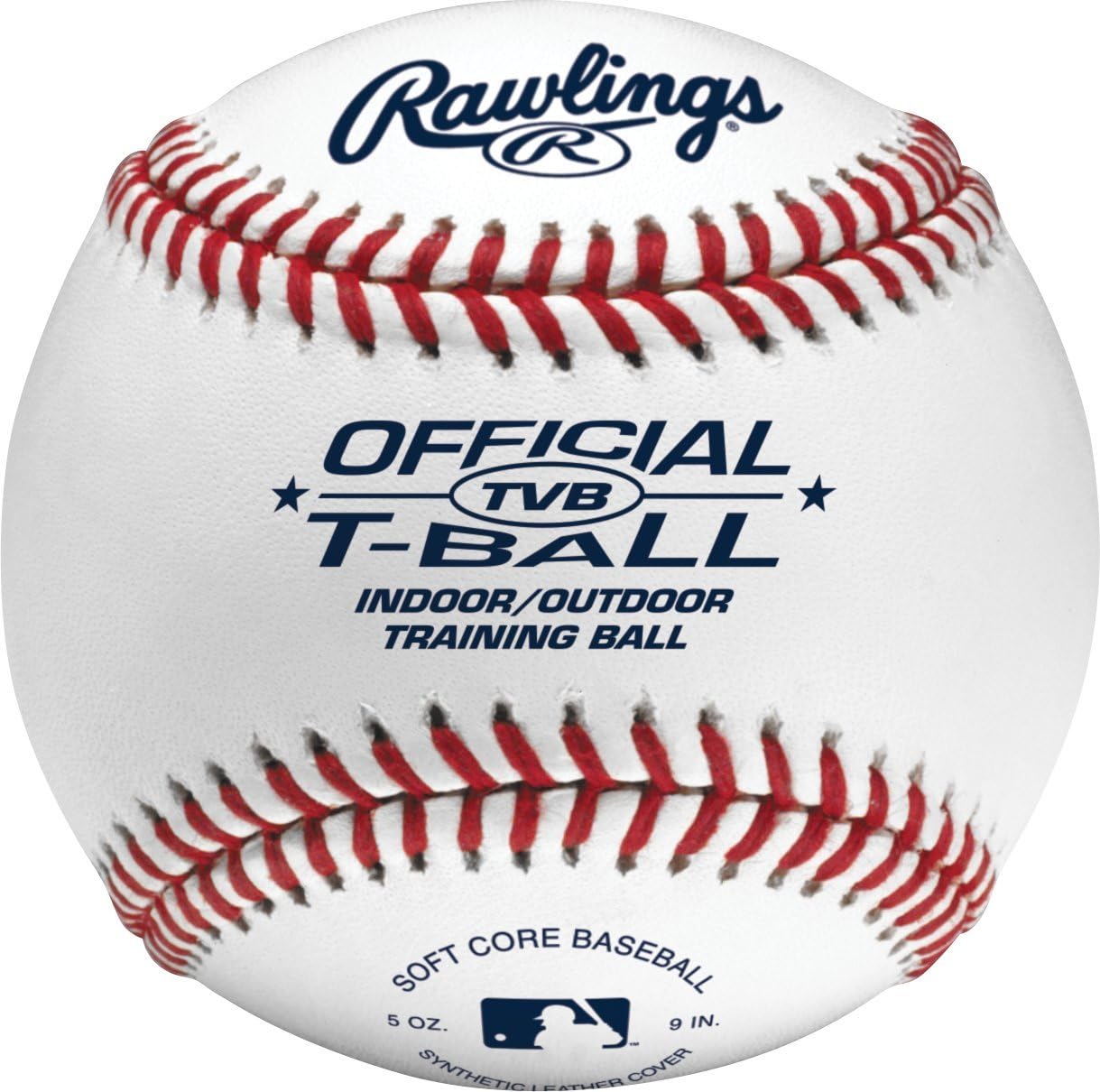 Rawlings Baseballs - Sponge Rubber Center with Synthetic Cover - Youth T-Ball, Box of 24
