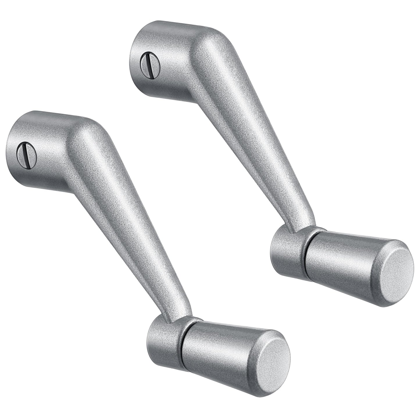 MorningRo 2 Pack Window Crank Handle Replacement H 3966 H 4106, 3/8" Spline Socket Crank Handle with Smooth 360 Degree Operation, Casement Window Rotating Handles Provide Security for Windows