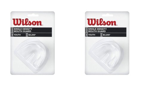Wilson Single Density Youth Mouth Guard (2 Pack)