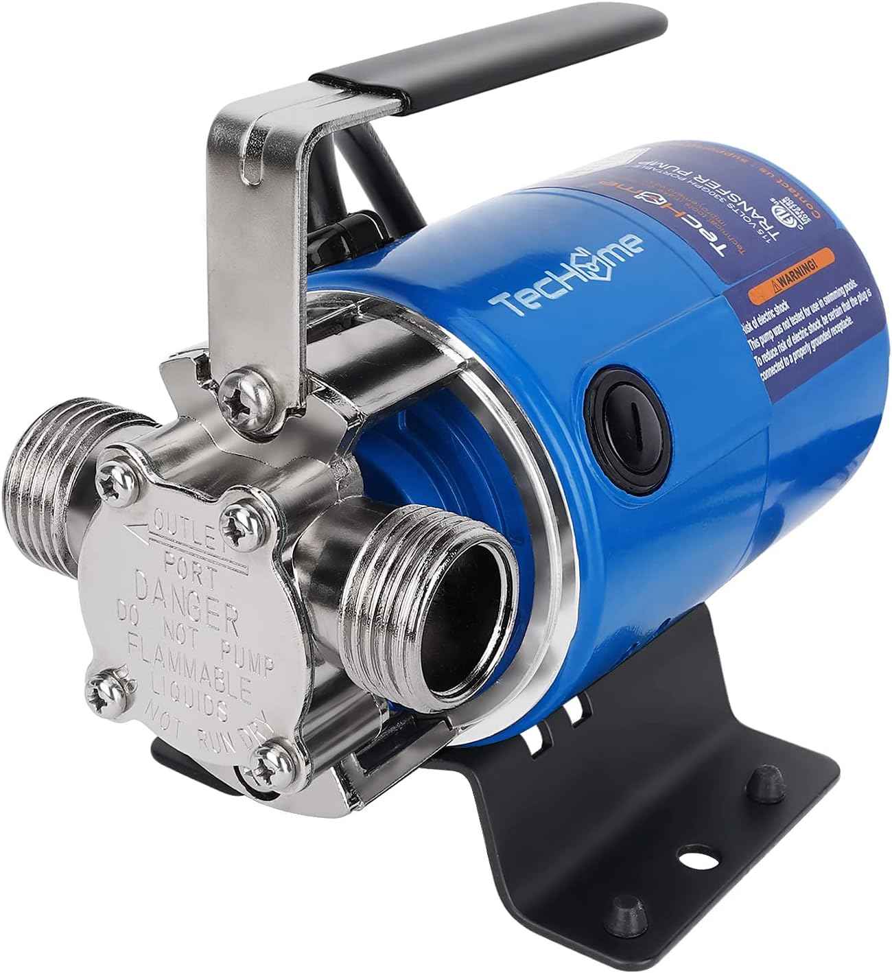 1500GPH Submersible Water Transfer Pump - 12V Sump Pump with 20ft Power Cord