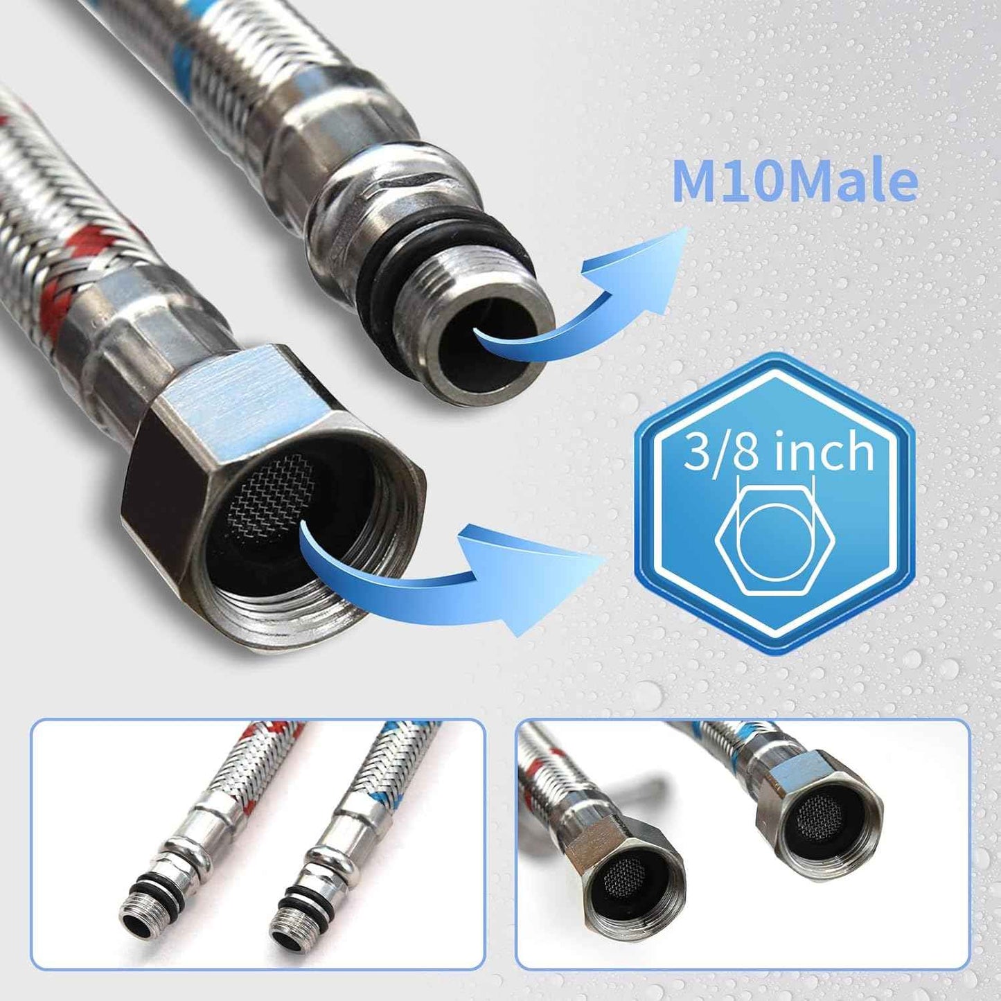 Matte Black Waterfall Bathroom Faucet - Single Handle Lavatory Sink Mixer with Brass Drain