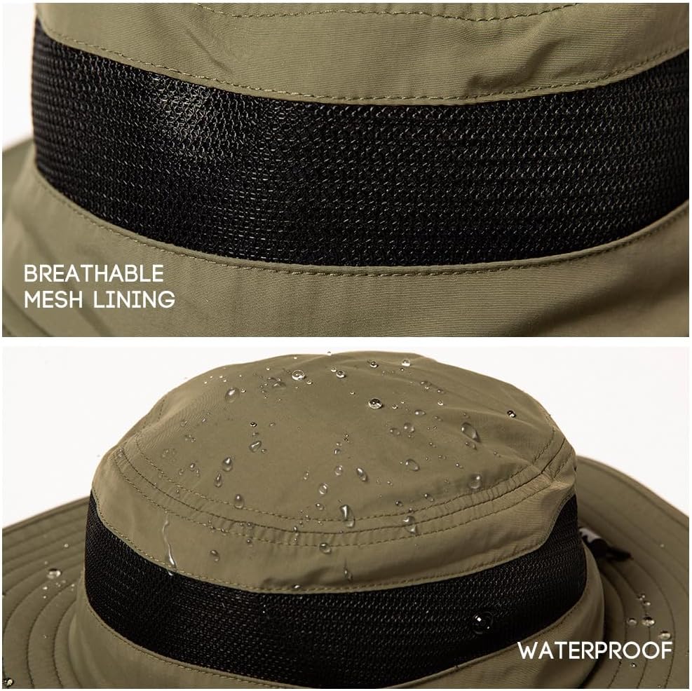 Skiennix Waterproof Golf Bucket Hat - UPF50+ Sun Protection | Oversized XL/XXL for Big Heads