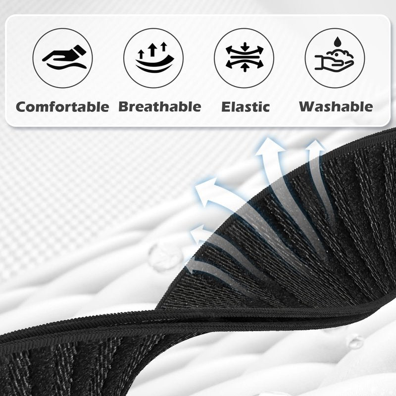 Zeeflufun Bicep-Bands Compatible with Whoop-5.0-Bands, Sport Arm/Ankle Nylon Adjustable Breathable Replacement Straps for Whoop 5.0 One/Peak/Life Men Women(Length 45cm)