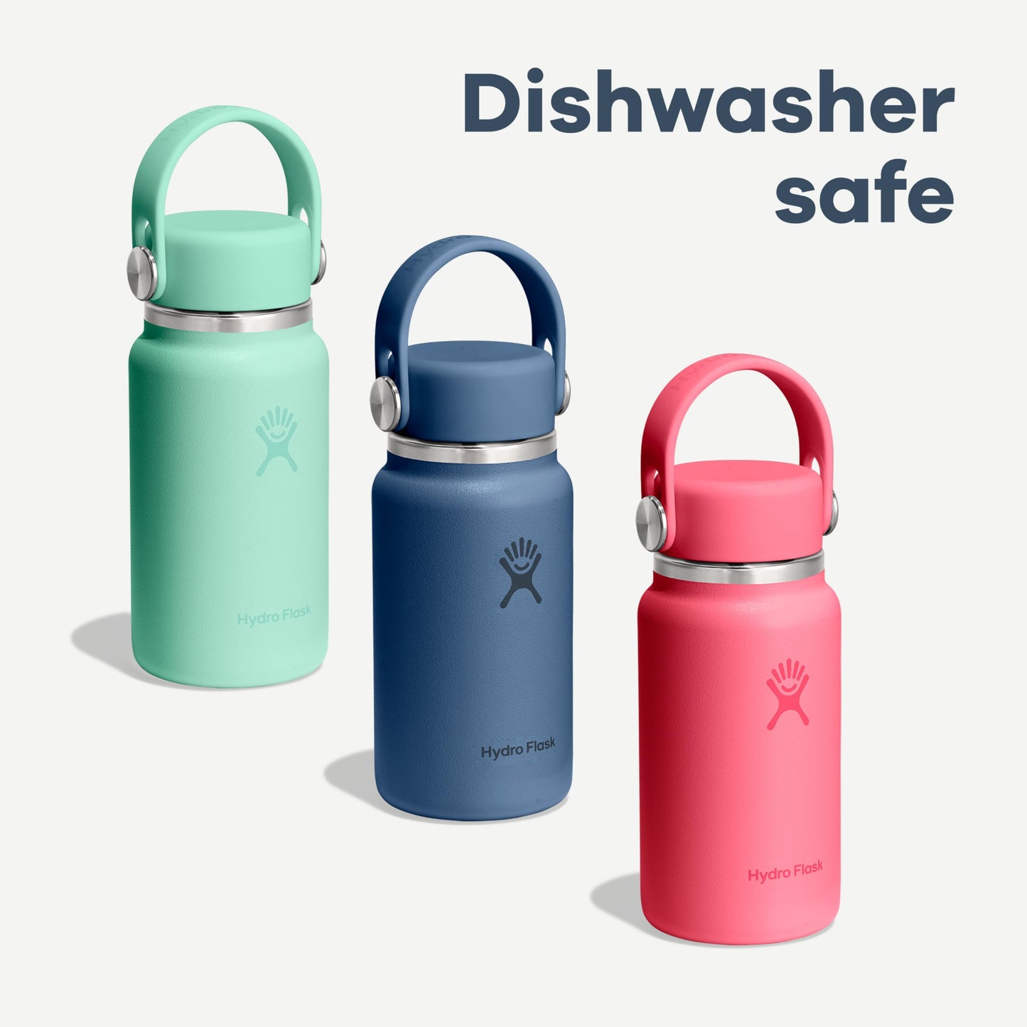Hydro Flask Micro Bottle - Leak Proof Purse or Pocket Flask - Insulated Mini Water Bottle 6.7 Oz Surf