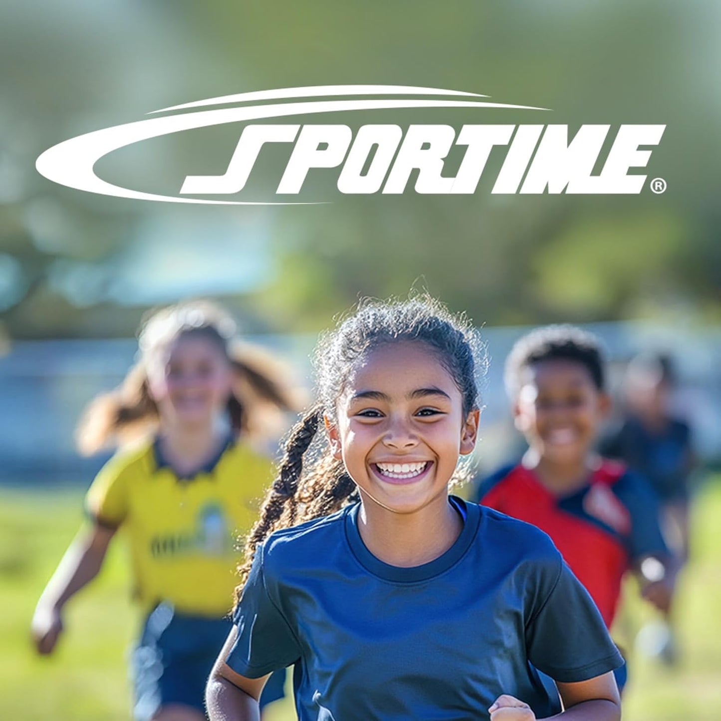 Sportime Playground Ball - Durable 13-Inch Blue Ball for Active Play and Sports Fun