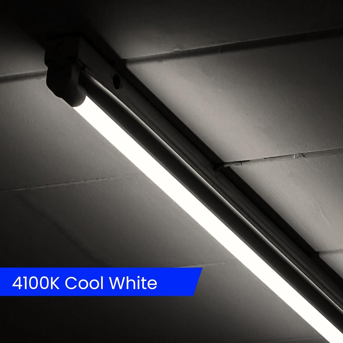Feit Electric 4ft T8 LED Bulbs - 32W/40W Replacement, 3000K Warm White, 50,000-Hr Lifetime, Ballast Compatible - 4 Pack