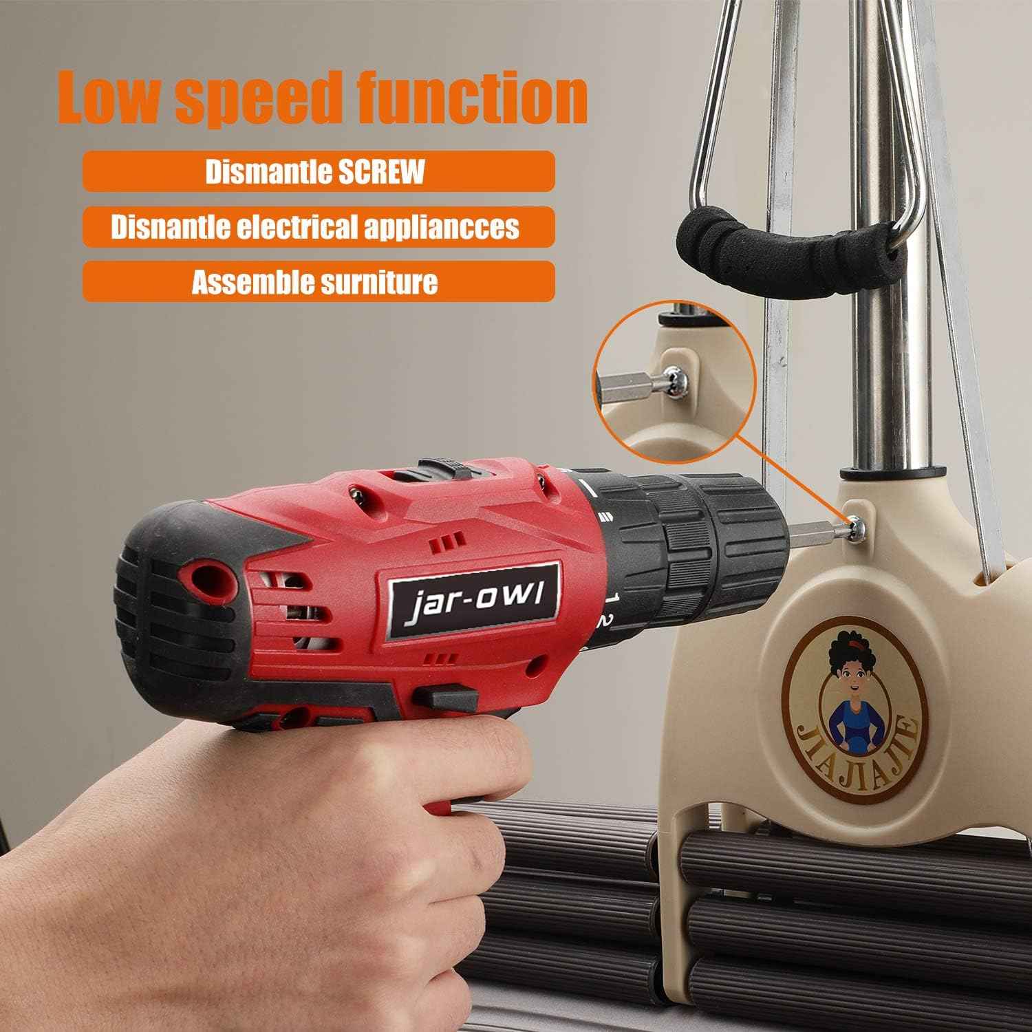 16.8V Cordless Drill & 108-Piece Power Tool Combo Kit for Home & Garden Repairs