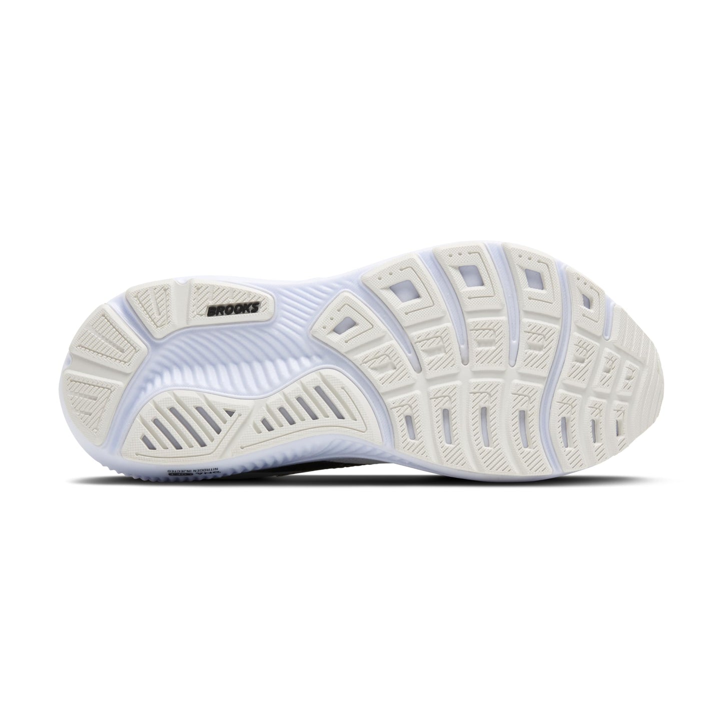 Brooks Women’s Ghost 17 Neutral Running Shoe - White/Black/Rose Gold - 7 Medium