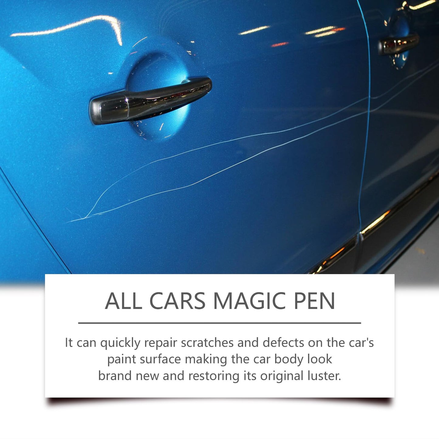 All Cars Magic Pen,Car Scratch Repair Pen Set,Fits All Car Colors,Quick Fix for Scratches and Paint Dаmаgе (2 Packs)