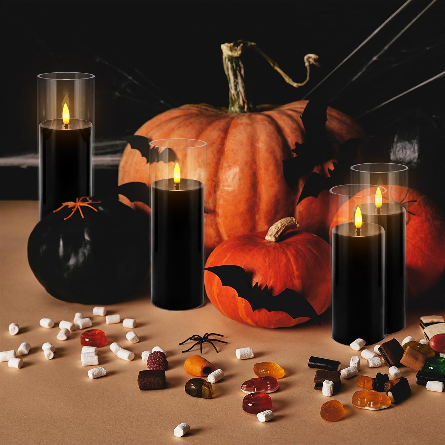 24-Pack Remote Control LED Flameless Candles - 3D Flame Timer Candles for Home, Weddings & Holidays