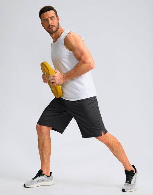 G Gradual Men's Athletic Shorts - Lightweight Quick-Dry 11" Basketball Shorts with Pockets