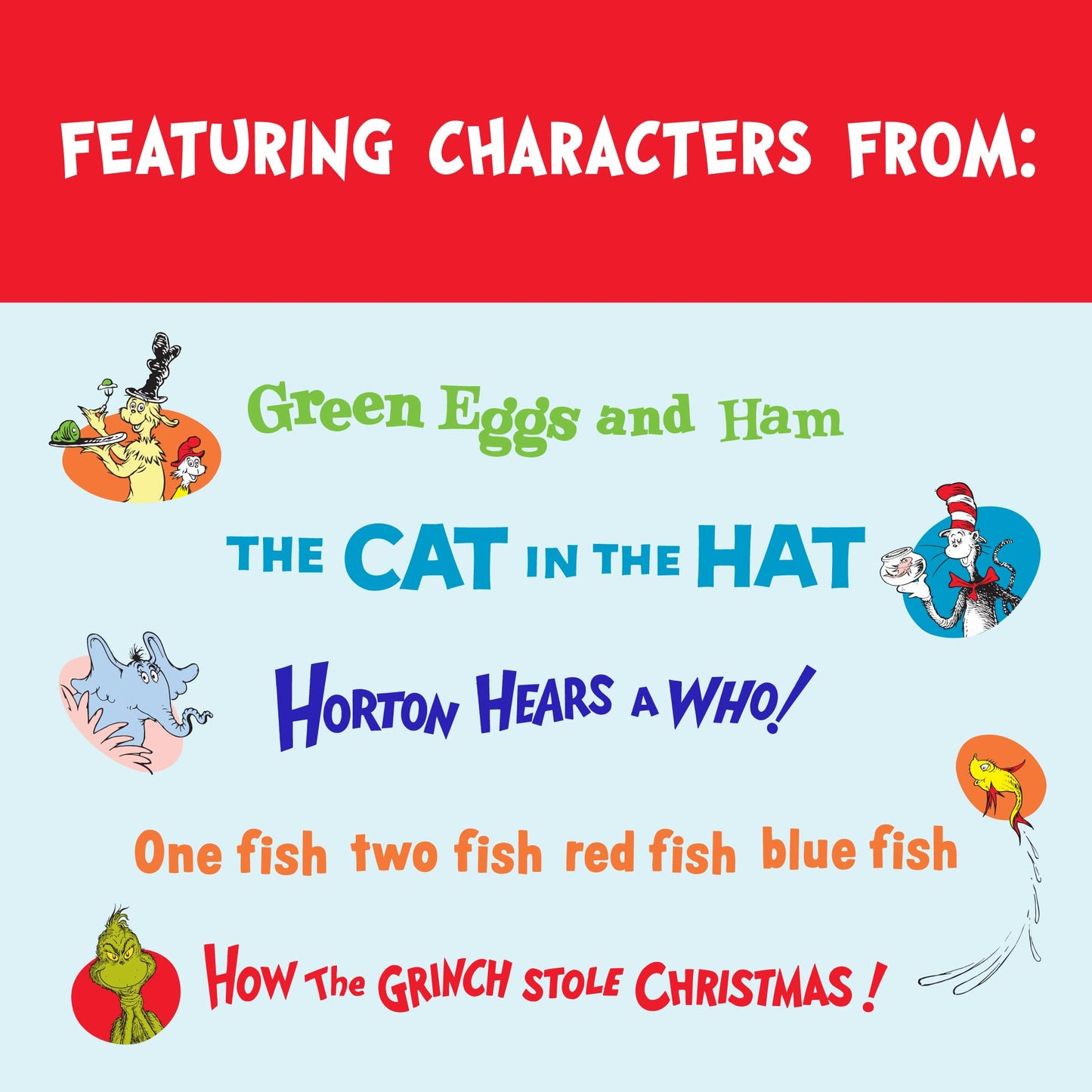 Dr. Seuss Bandages, 3 Assorted Sizes 100 CT | Flexible Adhesive Bandages for Minor Cuts, Scrapes, and Burns. Wear Like Stickers. Great Gift idea for Kids.