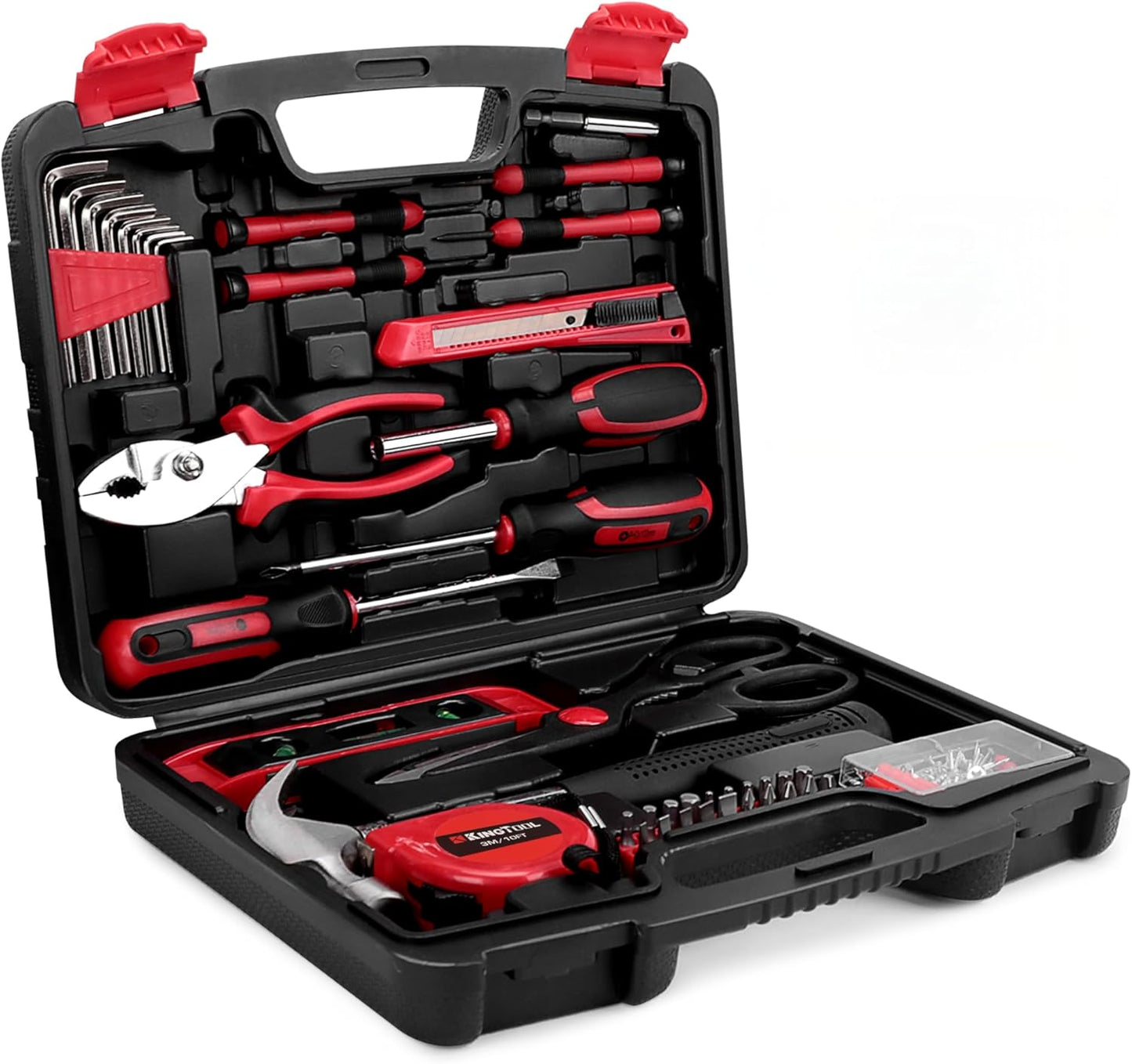 149-Piece KingTool Home Repair Tool Kit - Complete Mechanic Set with Toolbox for Home, Office & College