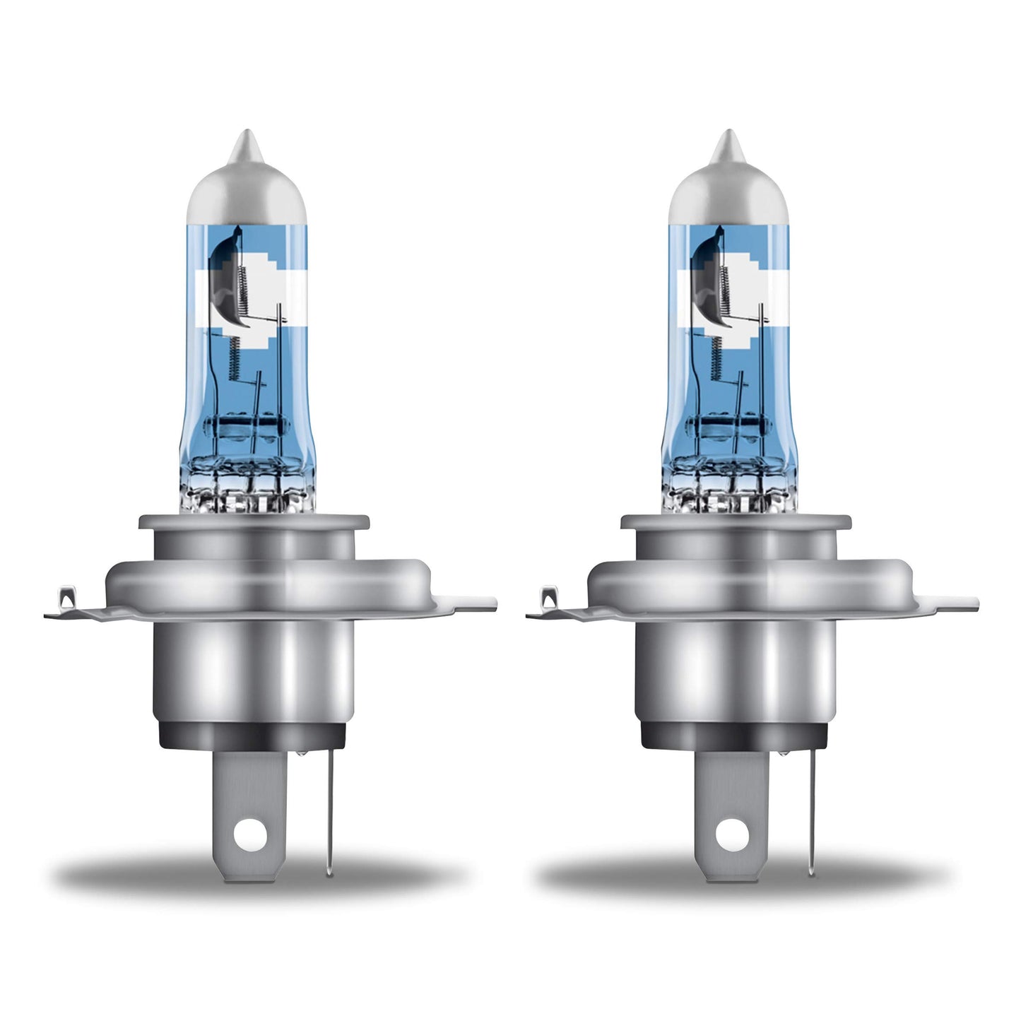 OSRAM NIGHT BREAKER LASER H4, +150% Brighter Halogen Headlight Lamp, 64193NL-2HB, 12V, Hanging Folding Box (2 Lamps)