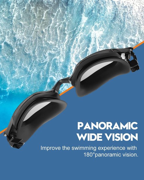 Aegend Swim Goggles - Upgraded Anti-Fog Technology for Clear Vision | Comfortable Fit