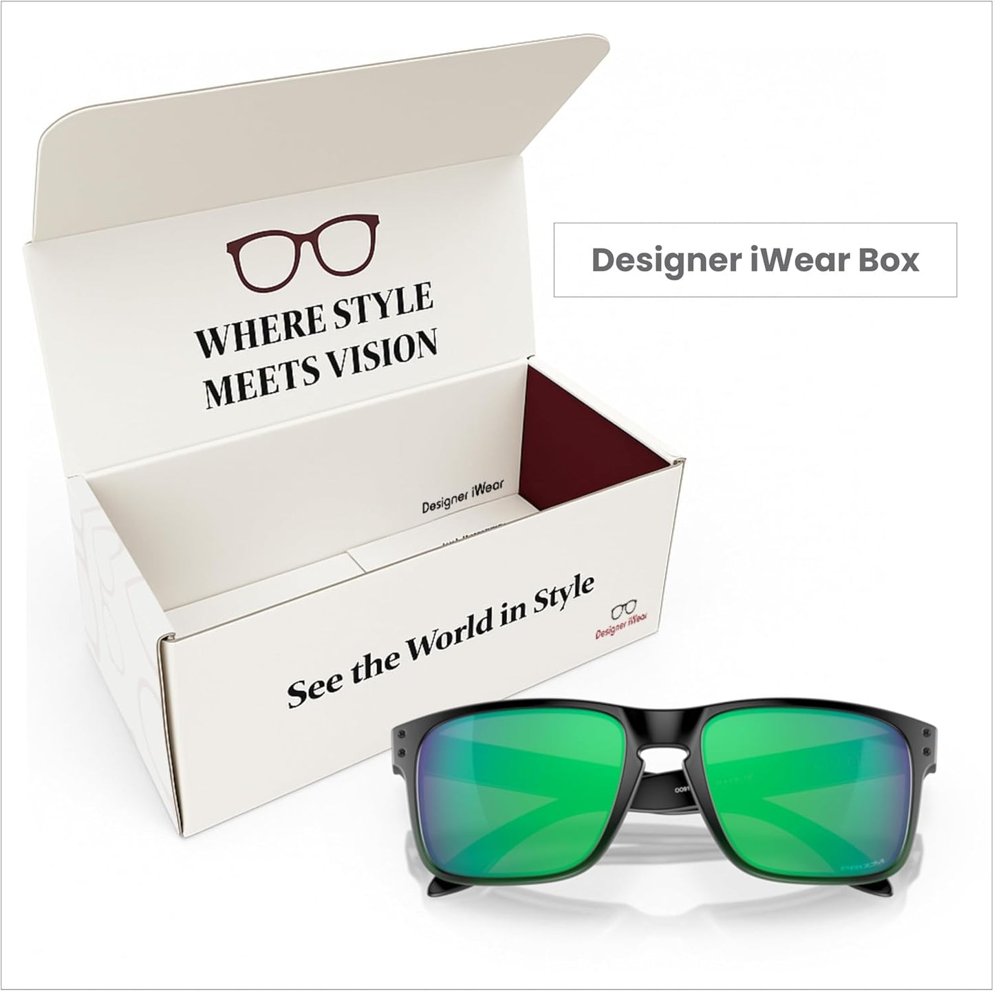 OAKLEY Holbrook OO9102 Square Sunglasses for Men - Includes Accessory Leash Kit & Microfiber Pouch