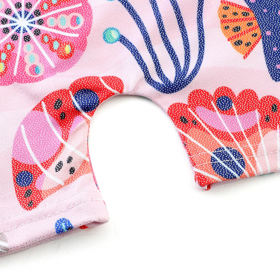 HOZIY Leotards for Toddler Girls Gymnastics 5t 4t Kids Orange Colorful Shell Seaweed Starfish Octupus Sea Underwater World Gymnastic Biketard Outfit Clothing Sparkle