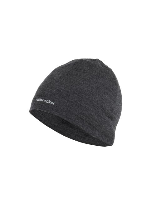 Icebreaker Merino Adult Unisex 200 Oasis Beanie - Jet Heather - One Size