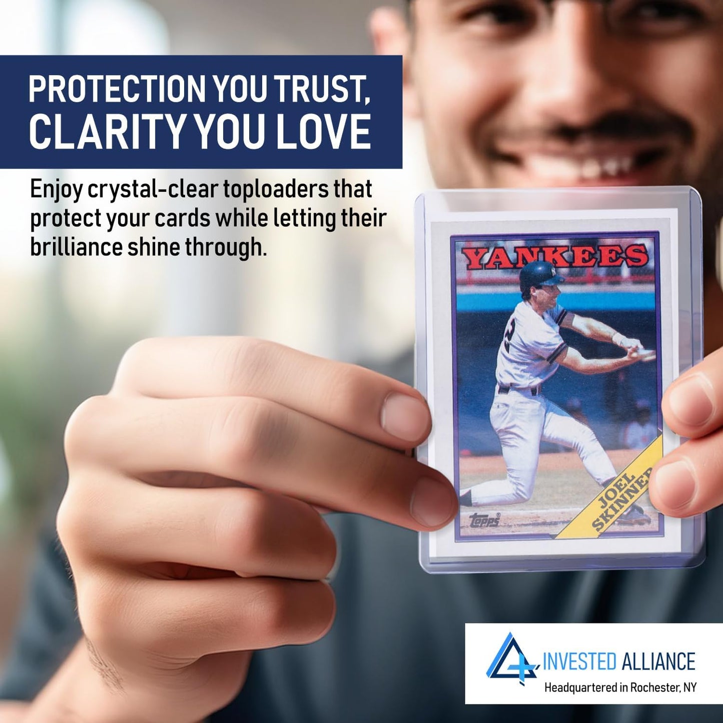 Premium Seamless 20PT Top Loaders - 360PT Thick Card Holders for Baseball & Trading Cards