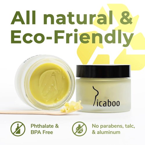 Under Breast and Cleavage Rash Cream, Breast Chafing, Itch Relief, Chafing Relief, Made with Matcha Green Tea and Pure Essential Oils, 1 oz.