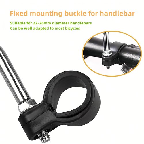 2pcs Bike Mirror Handlebar Mount 360° Adjustable, Wide Rear View Mirror Bicycle Mirrors for Handlebars with Scratch Resistant Glass,Large Wide Angl Bike Rear View Mirror for Motorcycle,Bike Accessory