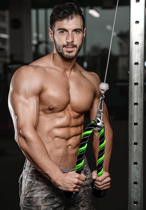 Deluxe Tricep Rope - Non-Slip Cable Attachment for Effective Gym Workouts | 27 & 36 Inch Length