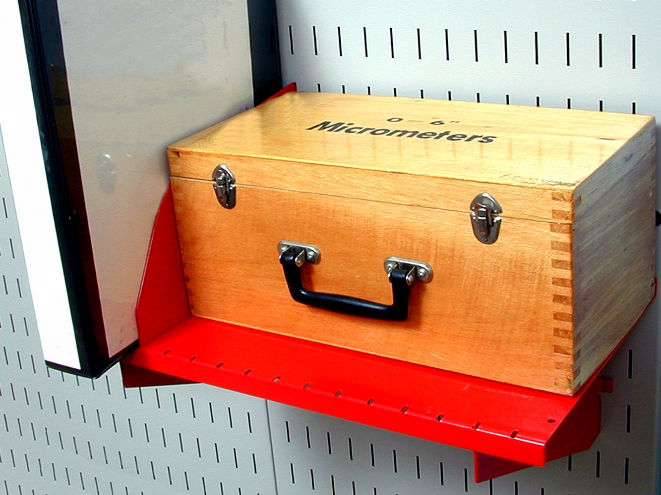 Wall Control KT-400-WRK R Slotted Tool Board Workstation Accessory Kit for Wall Control Pegboard Only, Red