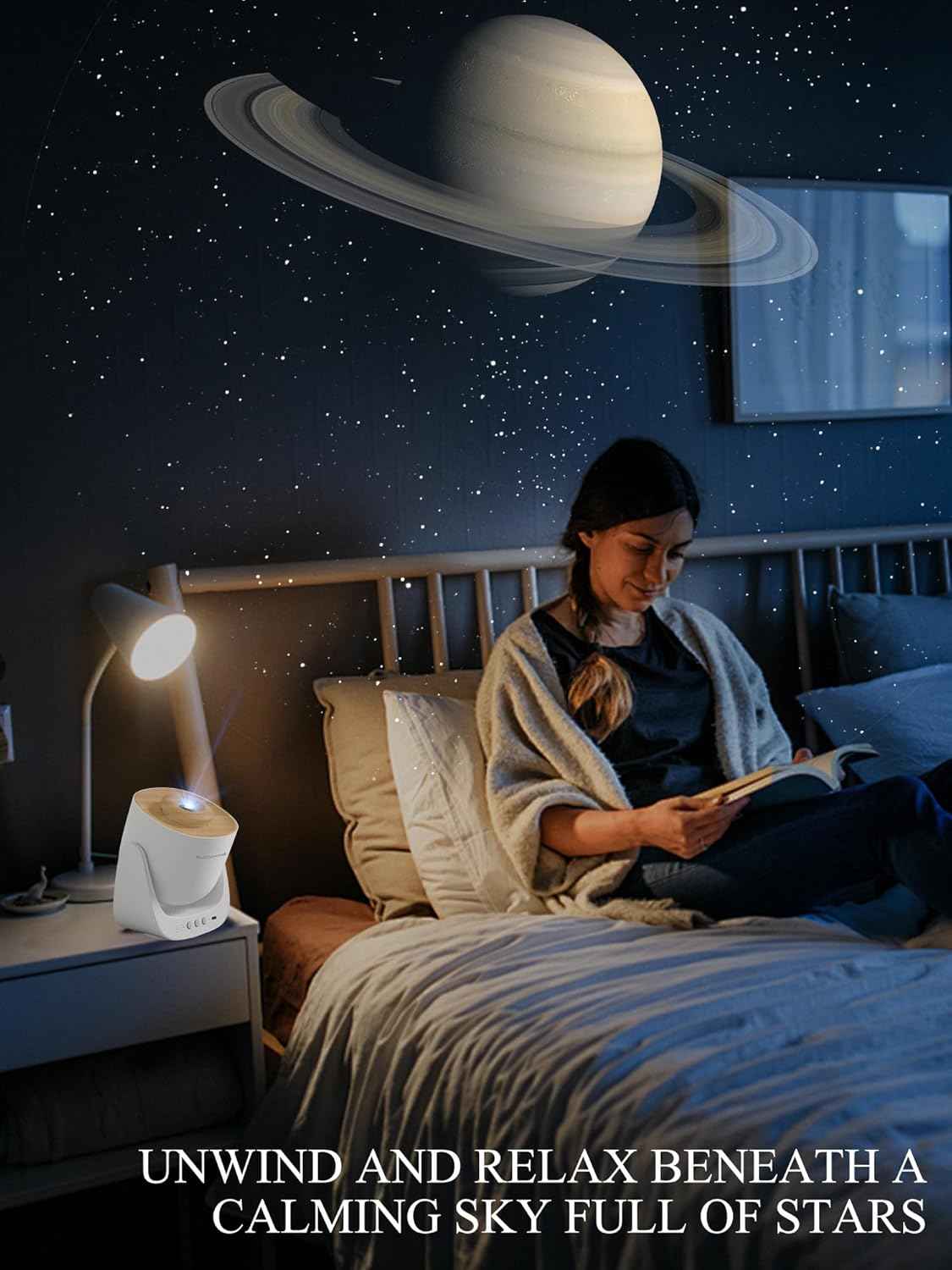 Galaxy Star Projector Night Light - High-Definition Home Planetarium for Kids & Relaxation