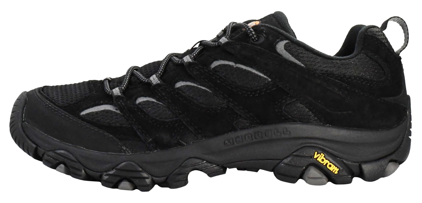 Merrell Men's Moab 3 Hiking Shoe, Black/Black, 9.5 W