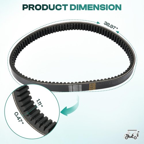 DRIVE UP Golf Cart Drive Belt for Yamaha G2 G8 G11 G14 G16 G20 G21 G22 G29 OEM# J38-46241-00