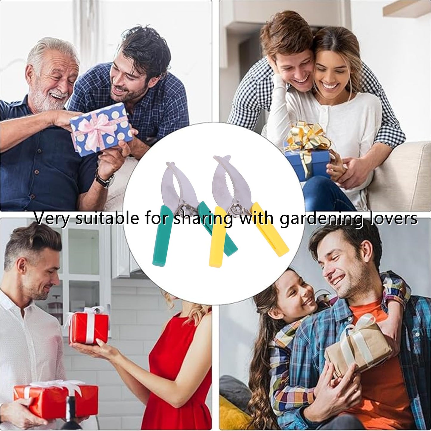 FJYXCHENXM 2 PCS Ring Barking Cutter Scissor Professional Grafting Tool Plant Cutters Girdling Shear Garden Tree Ring Cutter for Potted Plant Fruit Tree Orchard