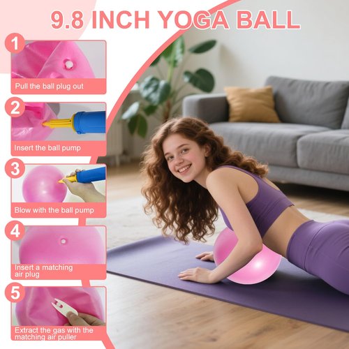 LENGAMPLAY Pilates Ring Set with Resistance Bandsβ Anti-Slip Magic Circle Pilates Ring for Home Workouts, Full-Body Toning, Strength Training for Women 14PCS