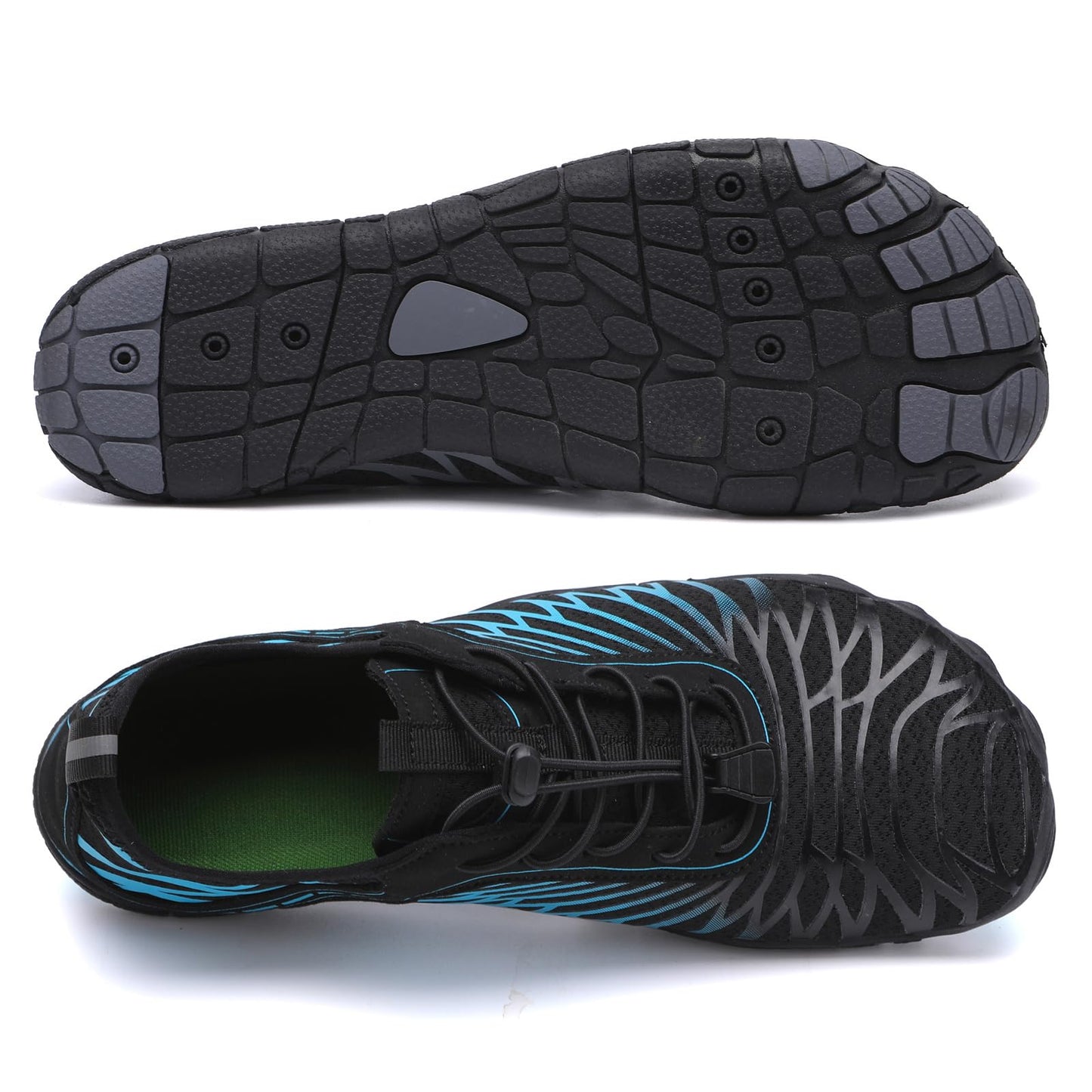 AFWIE Barefoot Shoes Men Women Workout Cross-Trainer Walking,Wide Black