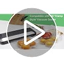 6Pack Vacuum Sealer Rolls with 8"&11"x20' 3 Each